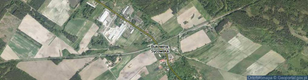 Zdjęcie satelitarne Bukowina Sycowska ul.